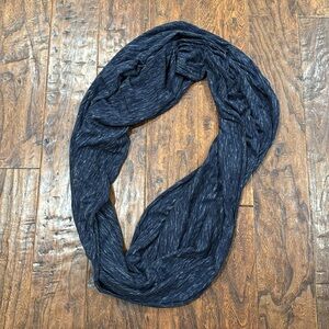 GAP NAVY SPACEDYE INFINITY SCARF COTTON NWOT